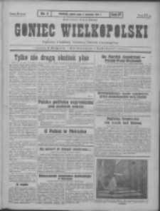Goniec Wielkopolski: najtańsze pismo codzienne dla wszystkich stan&oacute;w 1931.01.03 R.55 Nr2