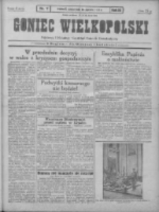 Goniec Wielkopolski: najtańsze pismo codzienne dla wszystkich stanów 1931.01.10 R.55 Nr7