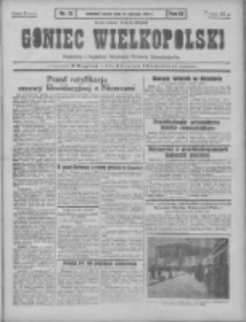 Goniec Wielkopolski: najtańsze pismo codzienne dla wszystkich stanów 1931.01.17 R.55 Nr13