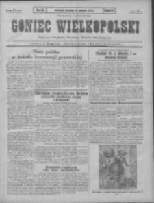 Goniec Wielkopolski: najtańsze pismo codzienne dla wszystkich stan&oacute;w 1931.01.25 R.55 Nr20