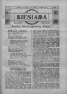 Biesiada: bezpłatny dodatek tygodniowy "Postępu" 1917.04.29 R.5 Nr17