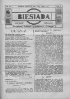 Biesiada: bezpłatny dodatek tygodniowy "Postępu" 1917.07.15 R.5 Nr28