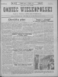 Goniec Wielkopolski: najtańsze pismo codzienne dla wszystkich stanów 1931.04.11 R.55 Nr83