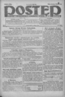 Postęp: dziennik chrześcijański i narodowy: wychodzi w Poznaniu 1924.02.01 R.35 Nr27