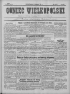 Goniec Wielkopolski: najtańsze pismo codzienne dla wszystkich stan&oacute;w 1931.08.15 R.55 Nr187