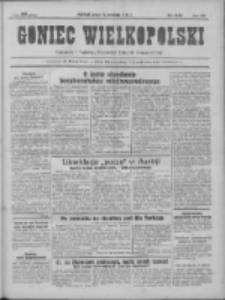 Goniec Wielkopolski: najtańsze pismo codzienne dla wszystkich stan&oacute;w 1931.09.16 R.55 Nr213