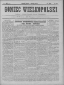 Goniec Wielkopolski: najtańsze pismo codzienne dla wszystkich stanów 1931.11.01 R.55 Nr253