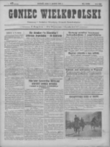 Goniec Wielkopolski: najtańsze pismo codzienne dla wszystkich stanów 1931.12.02 R.55 Nr279