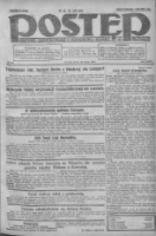 Postęp: dziennik chrześcijański i narodowy: wychodzi w Poznaniu 1924.03.Postęp: dziennik chrześcijański i narodowy: wychodzi w Poznaniu 1924.03.12 R.35 Nr60