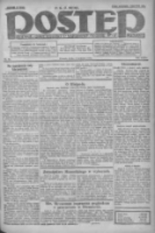 Postęp: dziennik chrześcijański i narodowy: wychodzi w Poznaniu 1924.04.08 R.35 Nr83