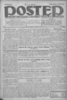 Postęp: dziennik chrześcijański i narodowy: wychodzi w Poznaniu 1924.04.10 R.35 Nr85