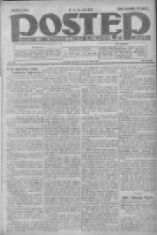 Postęp: dziennik chrześcijański i narodowy: wychodzi w Poznaniu 1924.08.10 R.35 Nr184