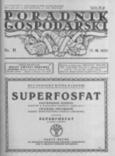 Poradnik Gospodarski. Pismo Tygodniowe. 1935.03.17 R.46 nr11