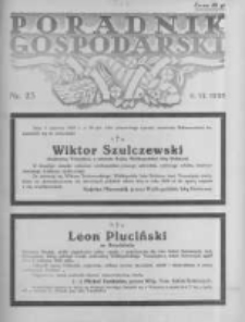 Poradnik Gospodarski. Pismo Tygodniowe. 1935.06.09 R.46 nr23