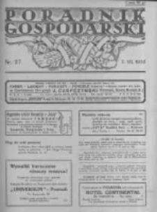 Poradnik Gospodarski. Pismo Tygodniowe. 1935.07.07 R.46 nr27