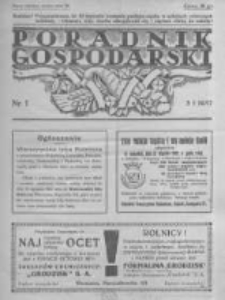 Poradnik Gospodarski. Pismo Tygodniowe. 1937.01.03 R.48 nr1