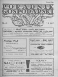 Poradnik Gospodarski. Pismo Tygodniowe. 1937.02.07 R.48 nr6