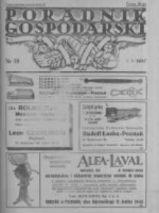 Poradnik Gospodarski. Pismo Tygodniowe. 1937.05.02 R.48 nr18