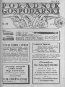 Poradnik Gospodarski. Pismo Tygodniowe. 1937.06.13 R.48 nr24