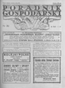 Poradnik Gospodarski. Pismo Tygodniowe. 1937.08.08 R.48 nr32