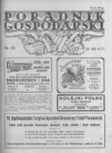 Poradnik Gospodarski. Pismo Tygodniowe. 1937.08.29 R.48 nr35