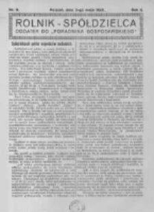 Rolnik Sp&oacute;łdzielca. 1925.05.03 R.2 nr9