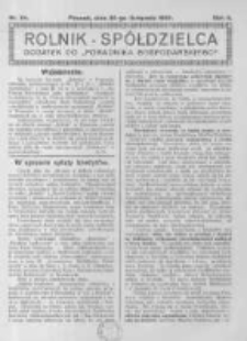 Rolnik Sp&oacute;łdzielca. 1925.11.29 R.2 nr24