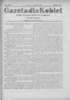 Gazeta dla Kobiet: organ Związku Kobiet Pracujących 1924.12.13 R.3 Nr32