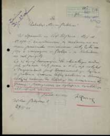 List do Redakcji "Łowca Polskiego" z dnia 29 maja 1933