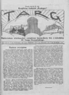 Targ: najświeższe wiadomości, urzędowe komunikaty itd. z dziedziny IV Targu Poznańskiego: bezpłatny dodatek 'Postepu" 1924.04.30