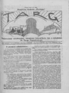 Targ: najświeższe wiadomości, urzędowe komunikaty itd. z dziedziny IV Targu Poznańskiego: bezpłatny dodatek 'Postepu" 1924.05.02