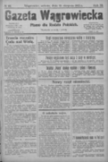 Gazeta Wągrowiecka: pismo dla rodzin polskich 1923.08.18 R.3 Nr66