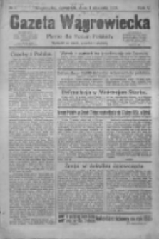 Gazeta Wągrowiecka: pismo dla rodzin polskich 1925.01.01 R.5 Nr1