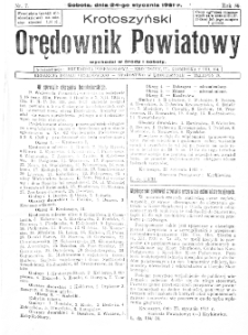 Krotoszyński Orędownik Powiatowy 1931.01.24 R.56 Nr7