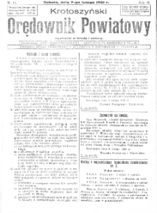Krotoszyński Orędownik Powiatowy 1931.02.07 R.56 Nr11