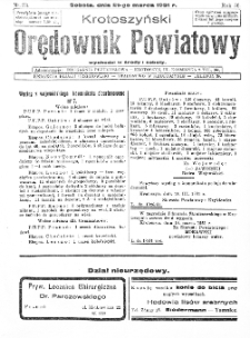 Krotoszyński Orędownik Powiatowy 1931.03.21 R.56 Nr23