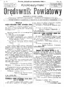 Krotoszyński Orędownik Powiatowy 1931.04.08 R.56 Nr28
