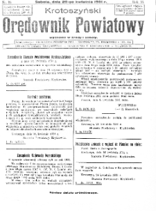 Krotoszyński Orędownik Powiatowy 1931.04.25 R.56 Nr33