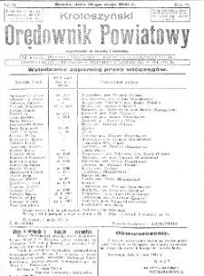 Krotoszyński Orędownik Powiatowy 1931.05.13 R.56 Nr38
