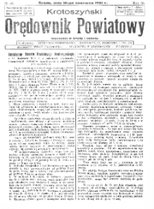 Krotoszyński Orędownik Powiatowy 1931.06.10 R.56 Nr46