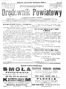 Krotoszyński Orędownik Powiatowy 1931.08.08 R.56 Nr62