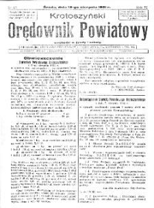 Krotoszyński Orędownik Powiatowy 1931.08.12 R.56 Nr63