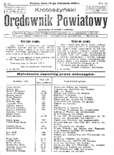 Krotoszyński Orędownik Powiatowy 1931.08.14 R.56 Nr64