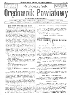 Krotoszyński Orędownik Powiatowy 1931.08.26 R.56 Nr67
