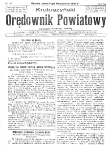 Krotoszyński Orędownik Powiatowy 1931.11.11 R.56 Nr88