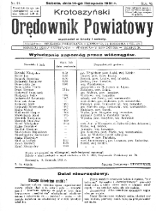 Krotoszyński Orędownik Powiatowy 1931.11.14 R.56 Nr89