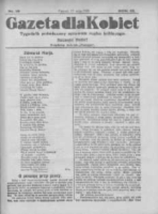 Gazeta dla Kobiet: tygodnik poświęcony sprawom ruchu kobiecego: bezpłatny dodatek "Postępu" 1924.05.17 R.3 Nr19