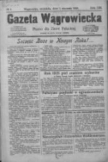 Gazeta Wągrowiecka: pismo dla ziemi pałuckiej 1928.01.01 R.8 Nr1