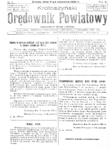 Krotoszyński Orędownik Powiatowy 1931.01.07 R.56 Nr2