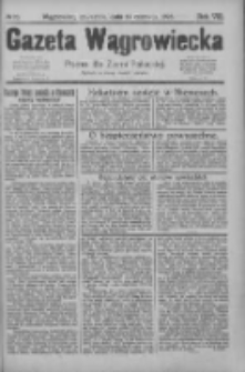 Gazeta Wągrowiecka: pismo dla ziemi pałuckiej 1928.06.14 R.8 Nr70